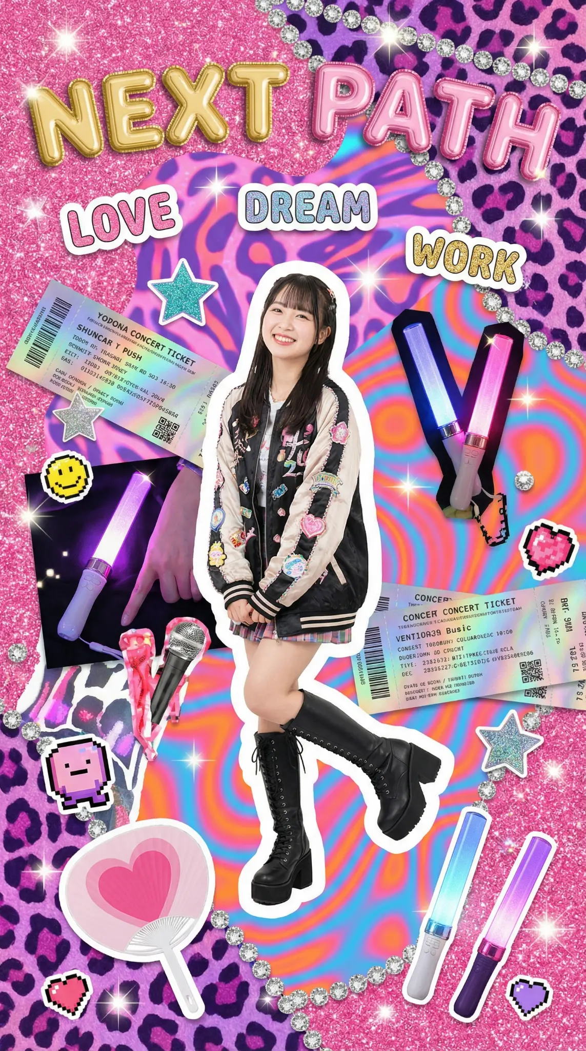 推し活コラージュ